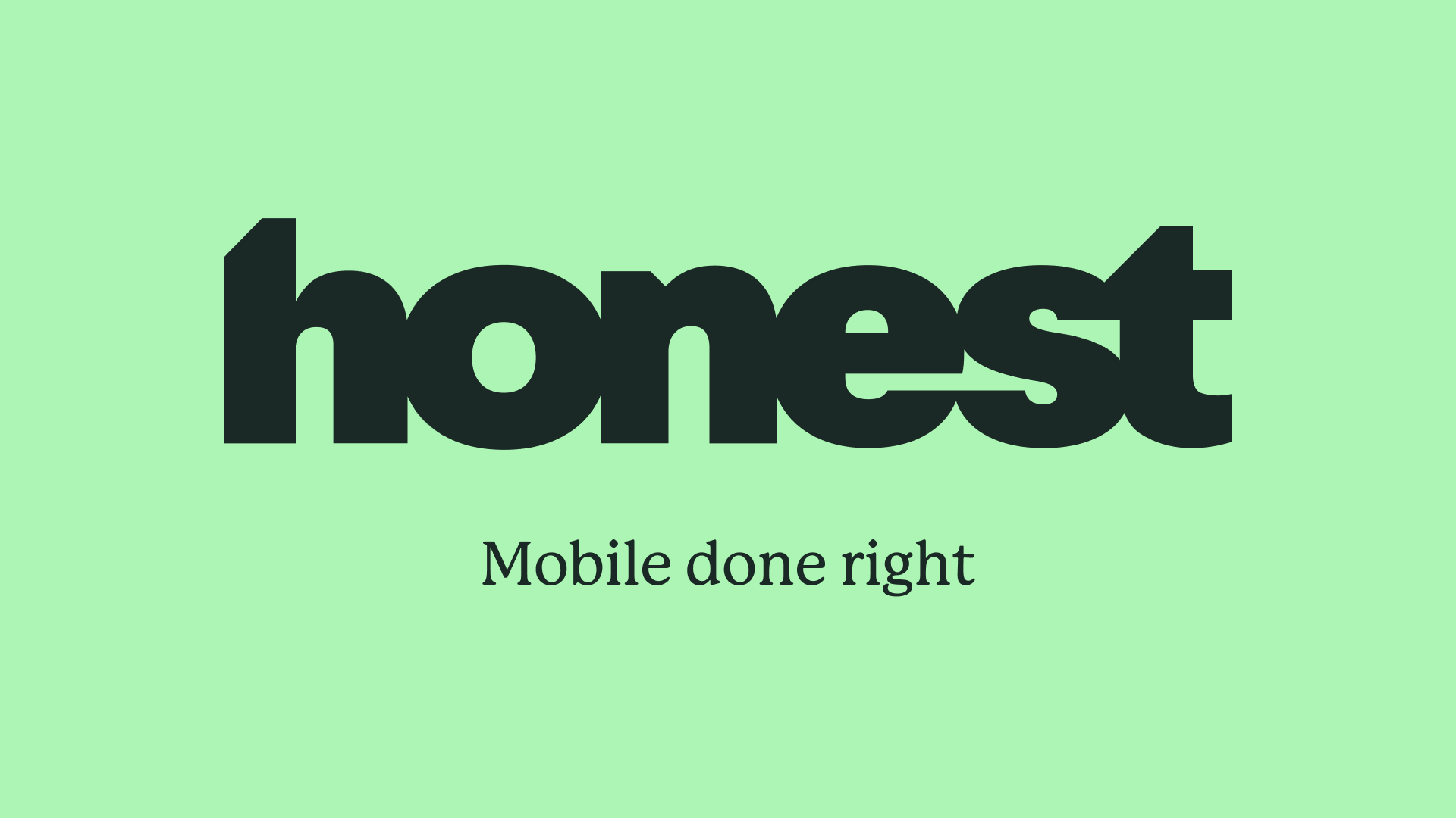 Our new wordmark and strapline: Mobile done right