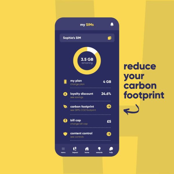 Honest Mobile app - reducing your carbon footprint